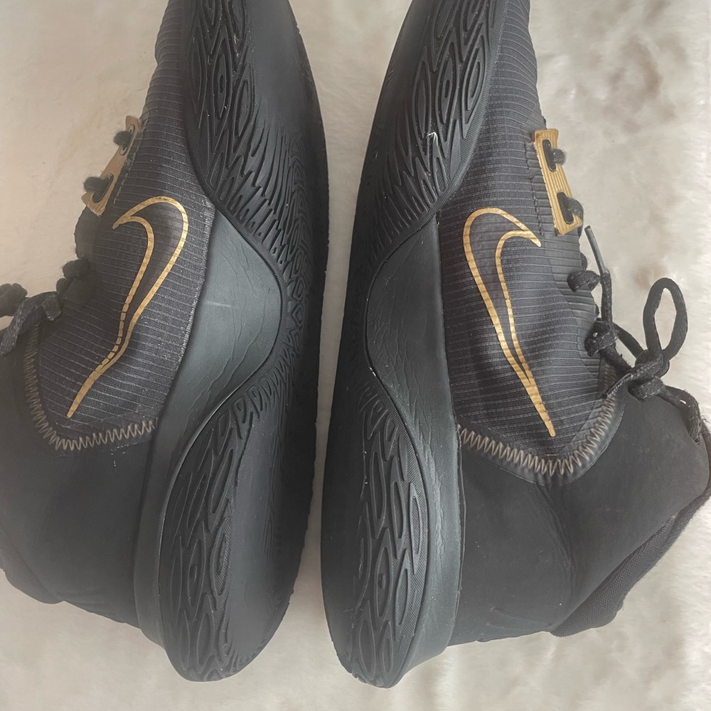 Nike Black and Gold Sneakers